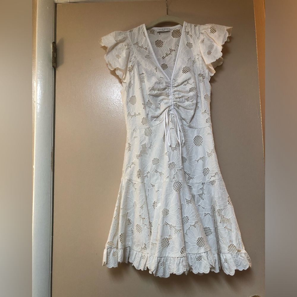 Sandro Brasilia embroidered lace dress NWT size S